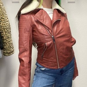 beautiful leather jacket